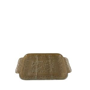 PH Princess House divided‎ crystal tray 12"x7"